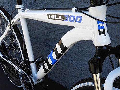 26″ Zoll Alu MTB Cross Fahrrad Bike SHIMANO 24 Gang DISC SCHEIBENBREMSEN weiss - 2