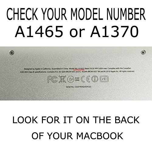 MacBook Air 11 hülle, iNeseon- * 3 in 1 * [Ultra Slim Series] Hard Case Cover, Bildschirmschutz, US Version Regenbogen Tastatur-Abdeckung und die EU-Version Transparent Tastatur-Abdeckung für MacBook Air 11 Zoll [Modell: A1370 und A1466] (Regenbogen) - 2