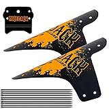 Nicedack&nbsp;–&nbsp;Parafanghi anteriori e posteriori per BMX, mountain bike, 2&nbsp;+ 1, Orange