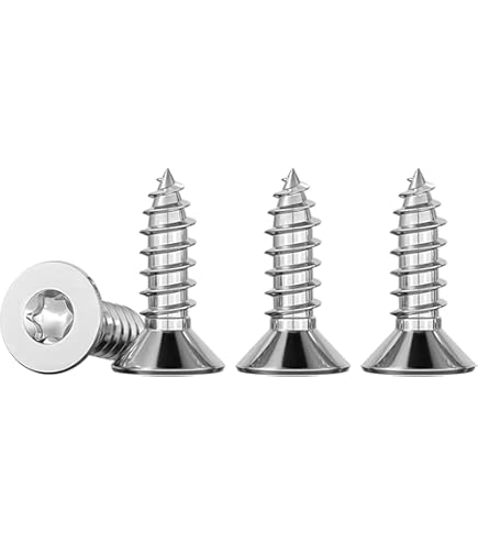 Viti Per Legno Truciolare Bronzate Testa Piana Svasata Fresata A Croce 4x50 Mm Conf 200 Pz 84922251 - Foto 3