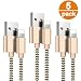 Produktbild Phone Ladekabel BECASO 5*1.5M Nylon Datenkabel Lange USB Kabel für Phone Xs Max XR X 8 7 SE 6S 6 5 5C 5S Plus Pad Mini Air Pro(Gold)