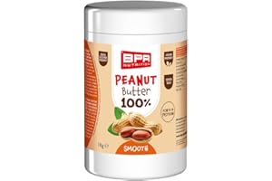 BPR NUTRITION Peanut Butter 100% Smooth (1 kg, Smooth)