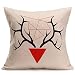Produktbild Clode® Wohnkultur Weihnachten Elch Hirsch Gedruckt Kissenbezug Kissenhülle Sofakissen,45cm*45cm (J)