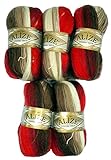 Rojo, Marrón, Beige y Crema Nr cm