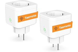 Tasmota gniazdko elektryczne z licznikiem prądu, Refoss Smart gniazdko WLAN do pomiaru zużycia prądu, ESP8266 z Google Home Assistant, ioBroker, Alexa, MQTT, Domoticz, OpenHAB, 16 A, 2,4 GHz