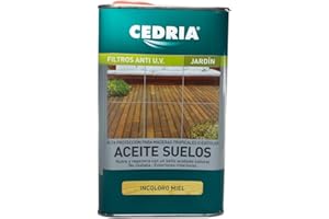 aceite para suelos de madera Cedria incoloro miel protege en profundidad todo tipo de madera, especialmente tropicales. - 1 litro -