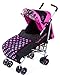 kidz kargo Citi Elite Single Pushchair for New-Born or Toddler Up to 22.5 kg (Magenta Pink)