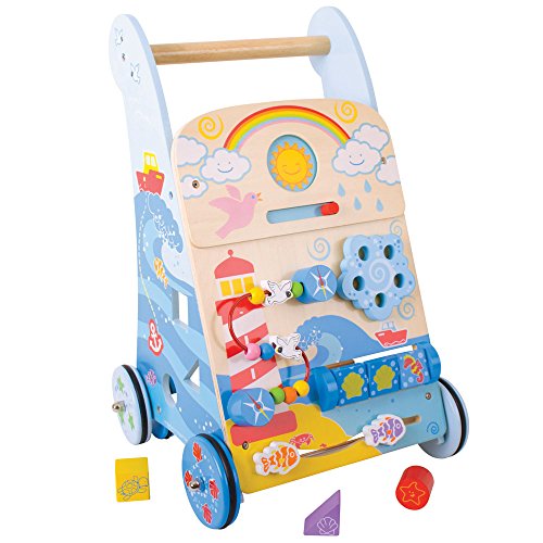 tidlo wooden activity walker