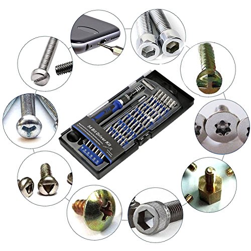 KooPower Mini Schraubendreher Set mit 54 Bits Magnetische Präzisions Reparatur Werkzeug Kit für Elektronische Kleingeräte, Handy, Tablet, PC, Macbook, etc. - 4