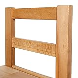 Zweier Set: Betten-ABC Bubema Kinderstuhl aus massiver Kernbuche, Natur geölt, extra stabil - 6