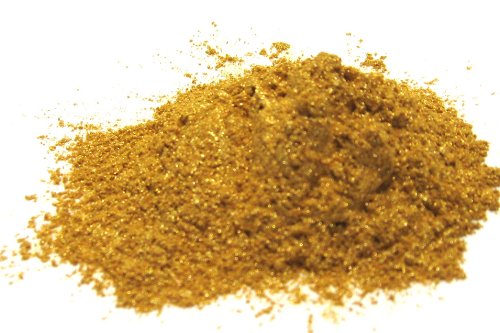 Super Flashing Golden Mica Powder 15 grams, Gold Metallic Powder, Cosmetic Mica Powder for Lipsticks, Lip Balm, Bath bombs and More, Slice of the Moon