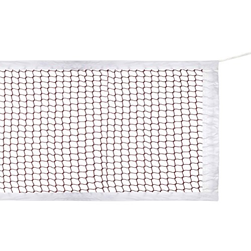 HOGAR AMO Filet de Badminton Rouge (610 x 76 CM) Réglable pour Sports Intérieurs ou Extérieurs