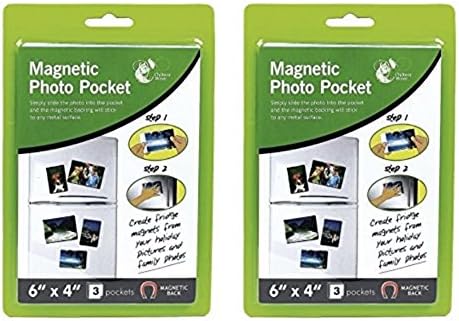 2 X 151, Magnetic Photo Pocket, 6' x 4', Fridge Magnets