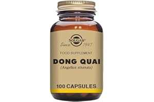 Solgar Dong Quai Vegetable Capsules - Pack of 100 - Female Ginseng - Vegan, Kosher and Gluten-Free