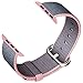 Produktbild wandlee Apple Watch Band 42 mm/38 mm fein gewebtes Nylon Handgelenk iWatch Armband Ersatz für Apple Watch Serie 1 & 2