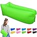 Produktbild Aufblasbares Sofa, Wasserdichtes Outdoor-Sofa, Bequem Tragbarer Schlafsack Sitzsack aus Strapazierfähigem 210D Oxford cloth für Camping, Reise, Strand, Park, Garten (Grün)