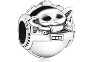 MGIUL Charms Plata de ley 925 Luciérnaga Cachorro Burro Cangrejo Bicicleta Alien Pendant Para Pulseras Collares Joyas Regalo Para Mujer