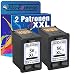 Produktbild PlatinumSerie® 2x Tinten-Patrone für HP 56 XL Black PSC 1210 1355 2000 2100 2105 2110 2110V 2110XI 2115