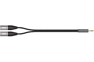 iFi - Kabel von 4,4 mm auf XLR SE - Hochwertiges symmetrisches Kabel auf doppeltes XLR-Stecker von hoher Qualität | Sauerstofffreie Kupferleiter | Schutz gegen RFI/EMI-Geräusche | Vergoldete