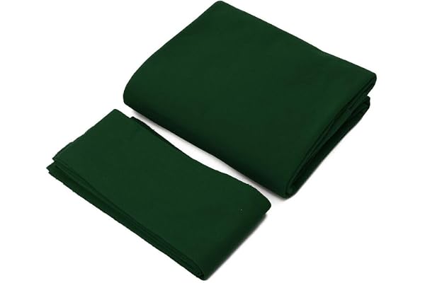 Maifa Chiffon de table de billard en laine peignée + chiffon de billard en nylon - Home Hotel 2,5 m - Tapis de 6 pièces - Bandes de billard professionnel durable