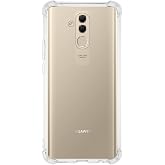 KZY İletişim Huawei Mate 20 Lite le Uyumlu ile Uyumlu Kapak Kamera Korumalı Antishock Airbag K&ouml;şe Korumalı Silikon Şeffaf Kıl