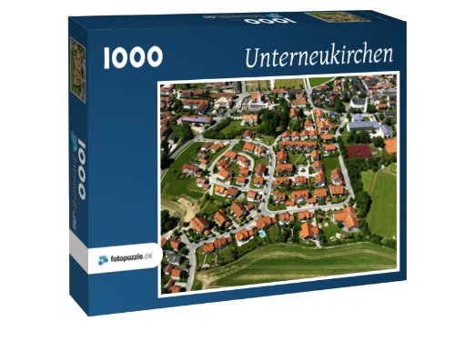 Preisvergleich Produktbild Unterneukirchen - Puzzle 1000 Teile mit Bild von oben