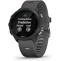 Garmin Forerunner 245, Orologio Smart GPS Multisport, Nero/Grigio
