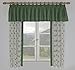 Produktbild Wirth Landhaus-BlumenVor22-4 Design Magdalena, Vorhang, Kräuselband, 2er Pack, 175/132 cm, grün
