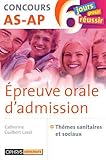 Epreuve orale d'admission -Concours AS-AP