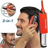 Yiitay Nose Trimmer 2 in 1 Nose Ear Face Neck Eyebrow Hair Trimmer Shaver with Built in LED Light