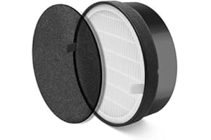 Wadoy LV-H132 Air Purifier Filter for Compatible with Levoit HEPA and Activated Carbon Replacement Filters Set