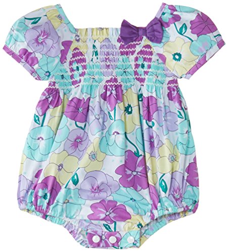 Pumpkin Patch Baby Girls 0-24M Bow Shortie All In One Romper, Bright White, 18-24 Months