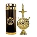 Produktbild FARIDA SWIRLING FAN Shisha Pfeife ESM08 Beste Shisha Messing Pfeife mit langem waschbarem Schlauch für gutes Rauchen Empfohlen von Shisha Enthusiasten weltweit