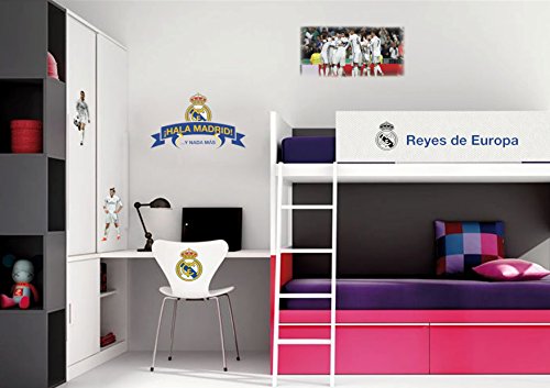 Dekorative Aufkleber für repositionable Wand – Vinyl genehmigte offiziell Real Madrid – Spieler Große - 4