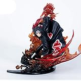 KIACIYA Anime Naruto Figurine Nouvelle Uchiha Sasuke et Uchiha Itachi Susanoo Figurine 21.5cm Figure Akatsuki Figurine Décora