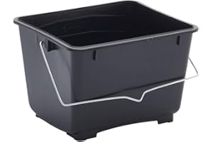 ProDec 2,5-Liter-Mini-Farbeimer aus Kunststoff, 100% recycelter Kunststoff, mit Metalltragegriff für alle Arten von Farbe und Kleister, geeignet für 100-mm-Mini-Farbrollen