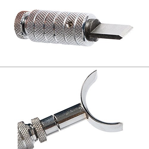 Handlicher Verstellbare Edelstahl-Leder-Ausschnitt-Drehmesser für Leder arbeiten - 5