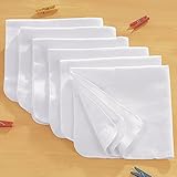 BORNINO Flanelltuch 6er-Pack 40x40cm Stoffwindel, 6 - 2