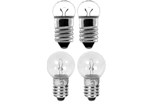 cyclingcolors Ampoule Velo Avant Arriere 6V 0.6W 2.4W (4 PCS) FEU Dynamo CULOT A Visser E10 Phare Cycle