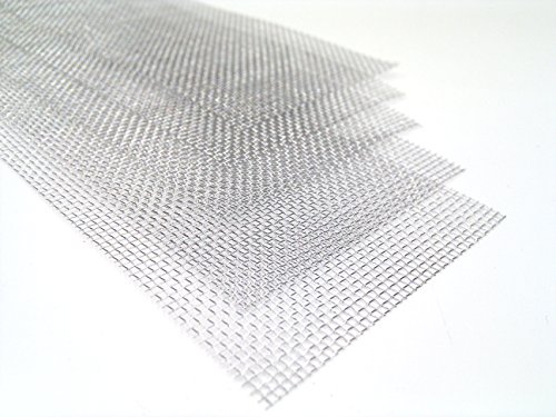 Bewehrungsnetz Edelstahl 5 Stück 200 x 50 mm - Gewebe Netz