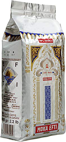 Moka Efti 100% Arabica, Bohne, 1er Pack (1 x 1 kg)