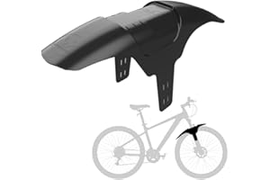 Mudhugger Evo Shorty Universal Front Mudguard with Zip Tie Fixings for 27.5"-29" MTB Suspension Fork L390 x W90mm