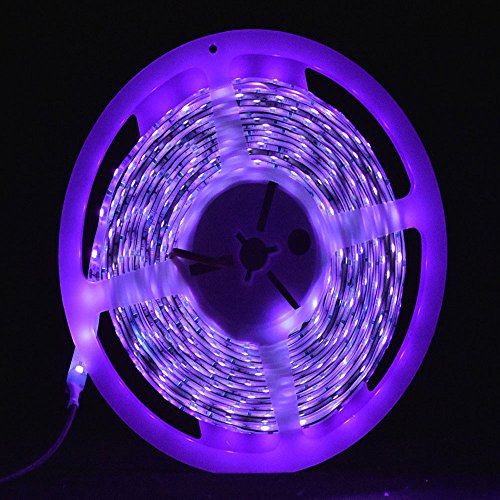CORST Wasserdicht 5M 500cm SMD3528 LED 300 UV Schwarzlicht LED Streifen UV Strip Licht Flex Licht - 2