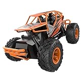 Flexible Bedienung-Besonders das flexible Achsspiel macht ihn zum unermüdlichen Kletterer im Feld. Dieses ferngesteuerte Fahrzeug ist für Kinder ab 8 Jahren geeignet und eignet sich besonders für Anfänger, die bei niedrigen Geschwindigkeiten das erste Gefühl von Lenk- und Fahreigenschaften erhalten. Für echte Fans ist langsame Geschwindigkeit sicherlich kein Problem. Darüber hinaus ist die Fernbedienung auch für kleinere Kinderhände einfach zu bedienen.