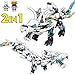 Produktbild Faironly Puzzle Bildung Kinder Bausteine Spielzeug Smart Dinosaurier Form Bausteine Spielzeug Geschenke White Dragon 207