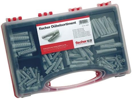 Elite Choice Fischer XS17-/UX Wall Plug Selection Assortment Box 310 Pieces [Multi Set] - Min 3yr Warranty