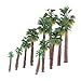 Produktbild 12pcs 1:45-1:150 Landschaftsbau Palm Baum Bäume Modelleisenbahn