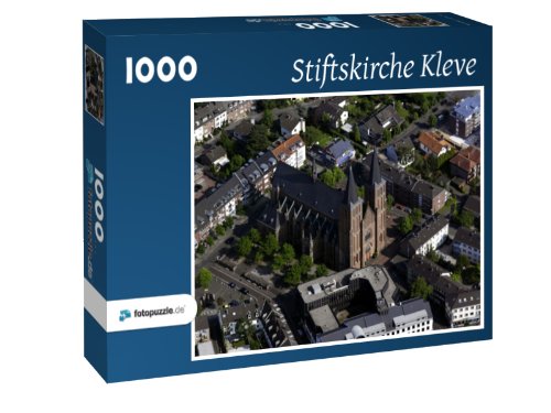 Preisvergleich Produktbild Stiftskirche Kleve - Puzzle 1000 Teile mit Bild von oben