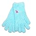 Minx NY Women's Argan Oil Infused Moisturizing Chenille Gloves, Blue