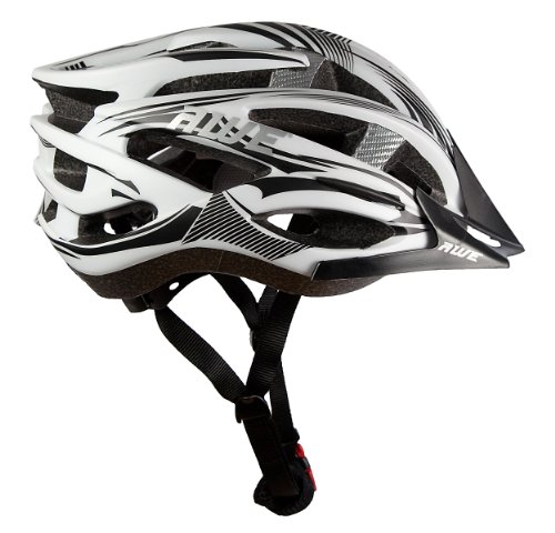 AWE® AeroStealth™ Kohlenstoff In-Mould-Fahrrad Helm schwarz/weiss 58-61cm - 2